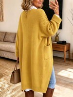 Chic Oversized V-neck Asymmetric Hem Pull-over Sweater