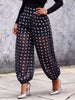 Elegant Polka-dot Sheer Trousers (lantern Pants)