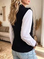 Women's 2-in-1 Layered Look Top With Gold Buckle