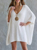 Relaxed-fit Cotton-blend Knit Mini Dress