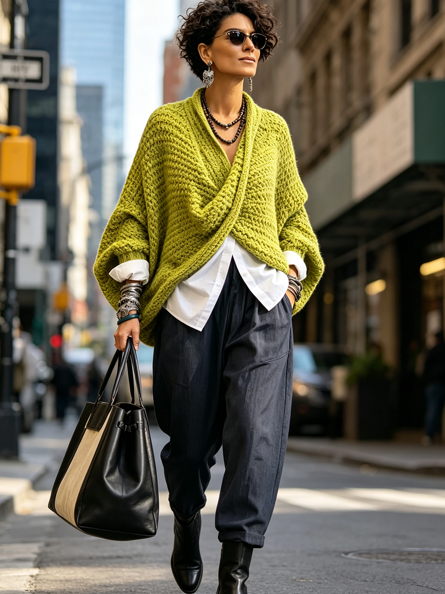 Chic Casual Loose Harem Trousers