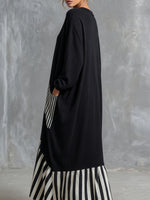 Vintage-style Printed Velvet Midi Dress