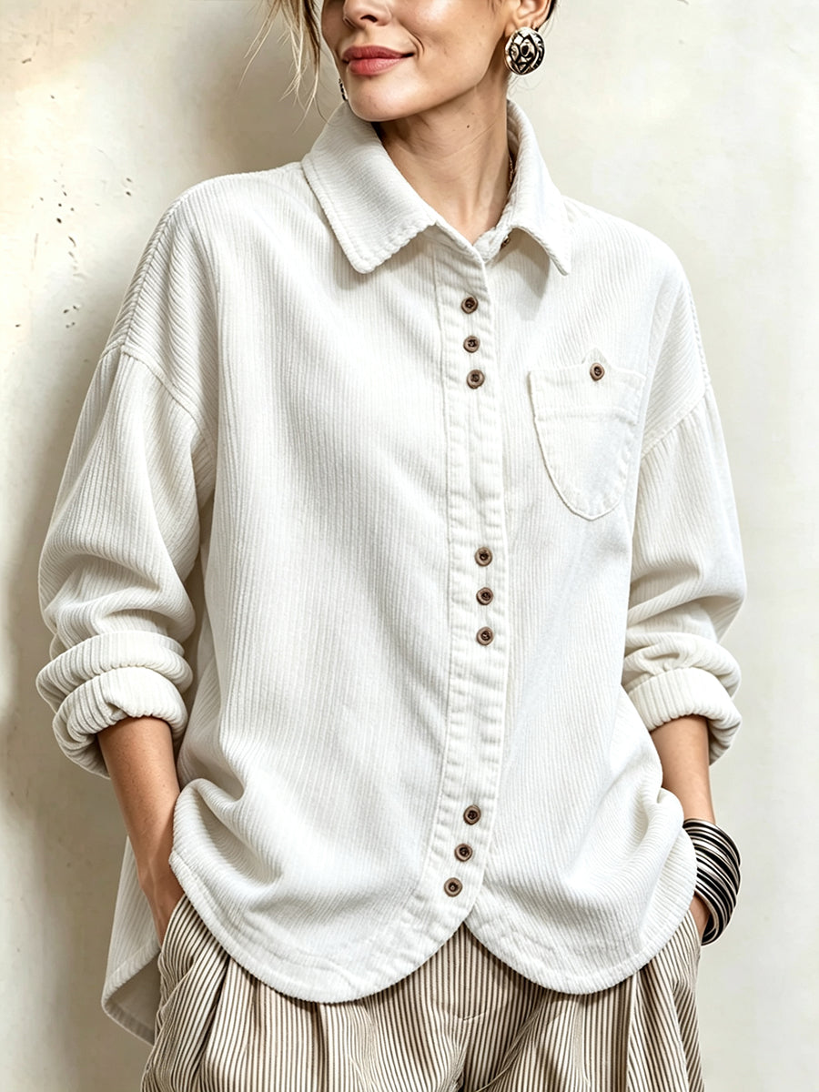 Casual Corduroy Shirt