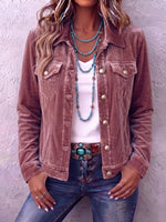 Boho Vintage-inspired Velvet Jacket