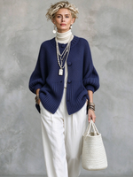Stylish Elegant Casual Knitted Cardigan Sweater