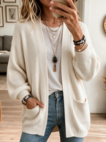 100% Organic Cotton Oversized Cardigan